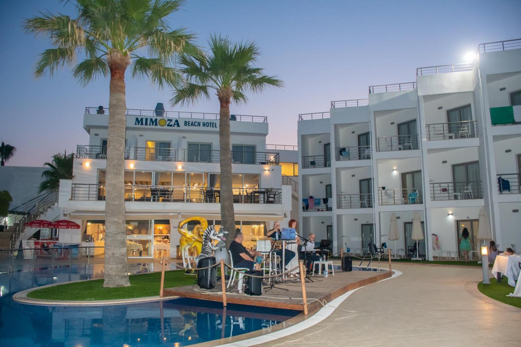Mimoza Beach Hotel Agios Sergios Exterior photo