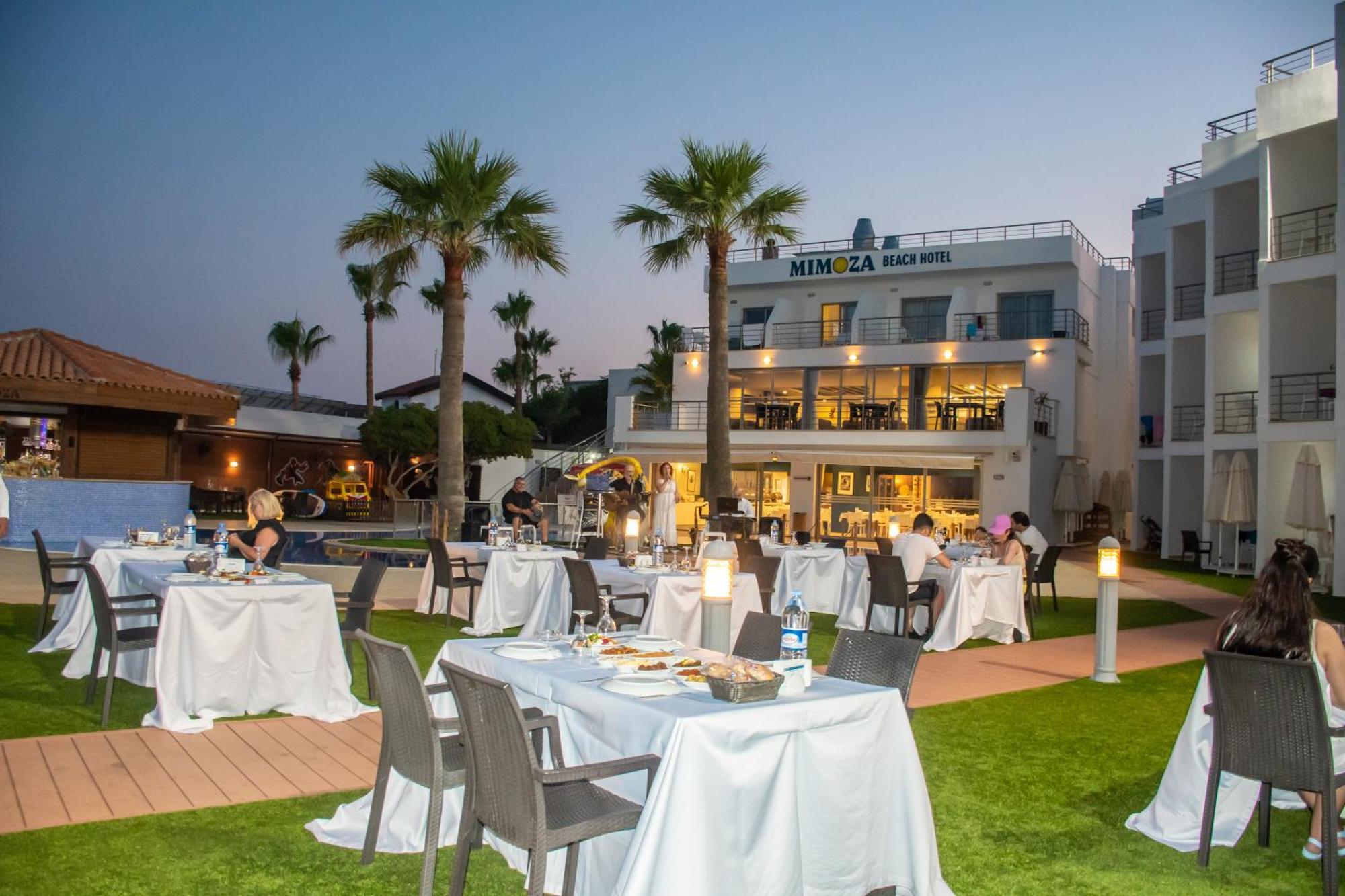 Mimoza Beach Hotel Agios Sergios Exterior photo