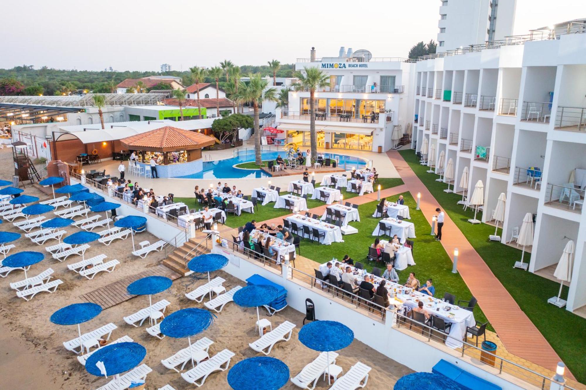 Mimoza Beach Hotel Agios Sergios Exterior photo