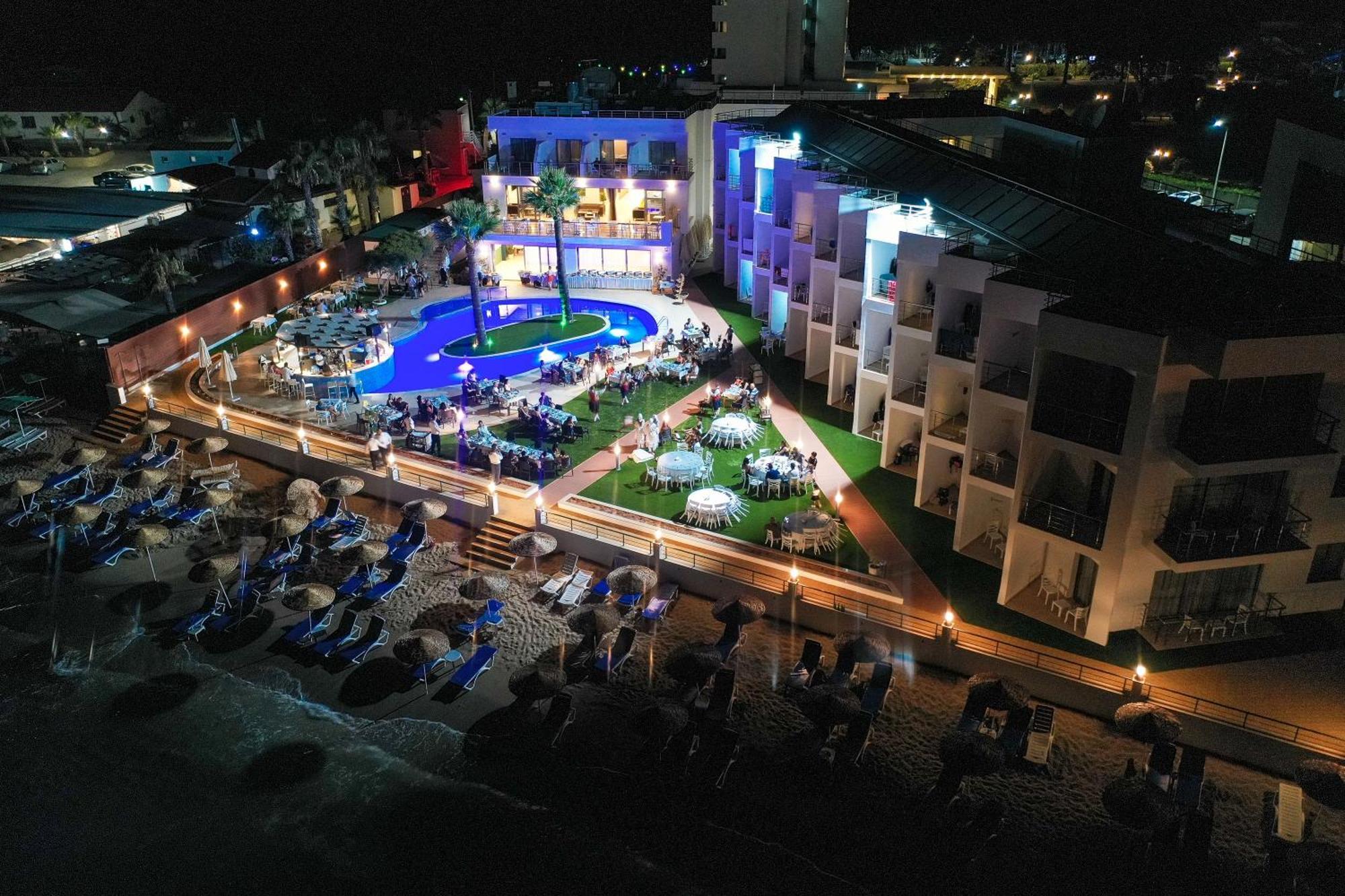 Mimoza Beach Hotel Agios Sergios Exterior photo